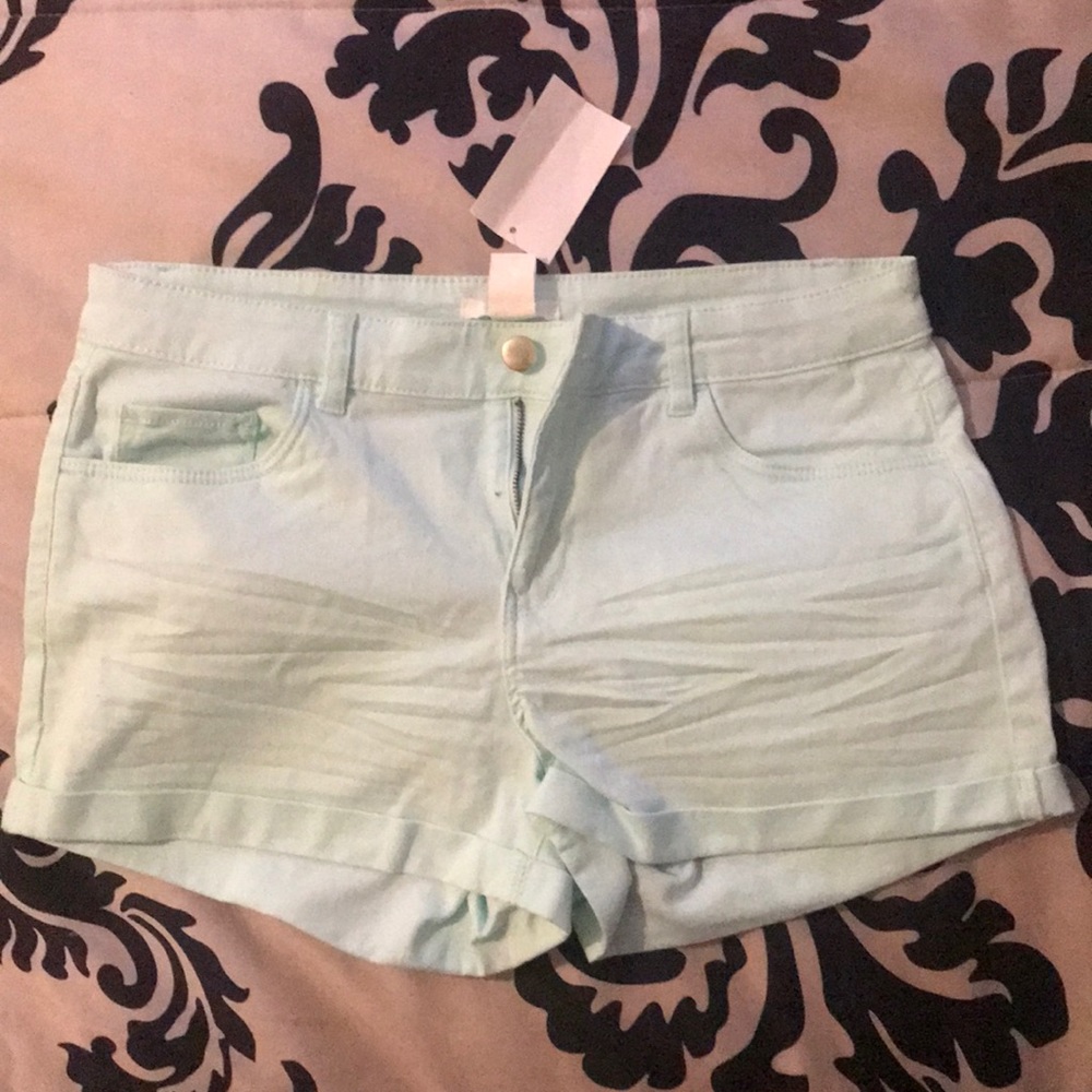Baby blue H&M shorts